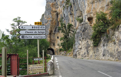 Route vers Bouziès